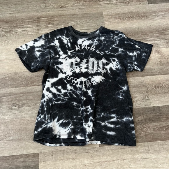 AC/DC | Shirts | Acdc High Voltage Tie Dye Graphic Tee Shirt Xl Extra ...